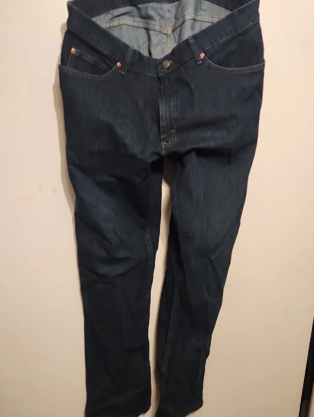 Lee Men’s Black Straight Jeans
